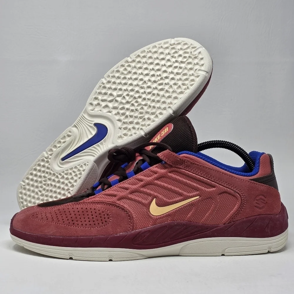 Nike SB Vertebrae Skateboarding Shoes Men’s Size 11 Noble Red FZ4878-600 New